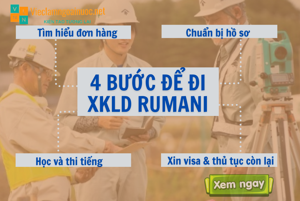 4 Bước để đi XKLD Rumani 2023 và 4 điều kiện cần